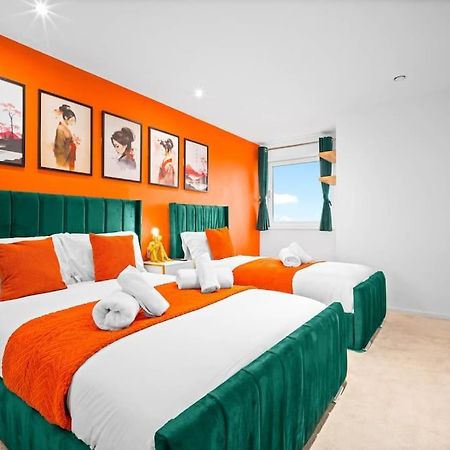 ברמינגהאם Spacious 2 Bed Apt B'Ham Cc With Parking Sleeps 7 מראה חיצוני תמונה