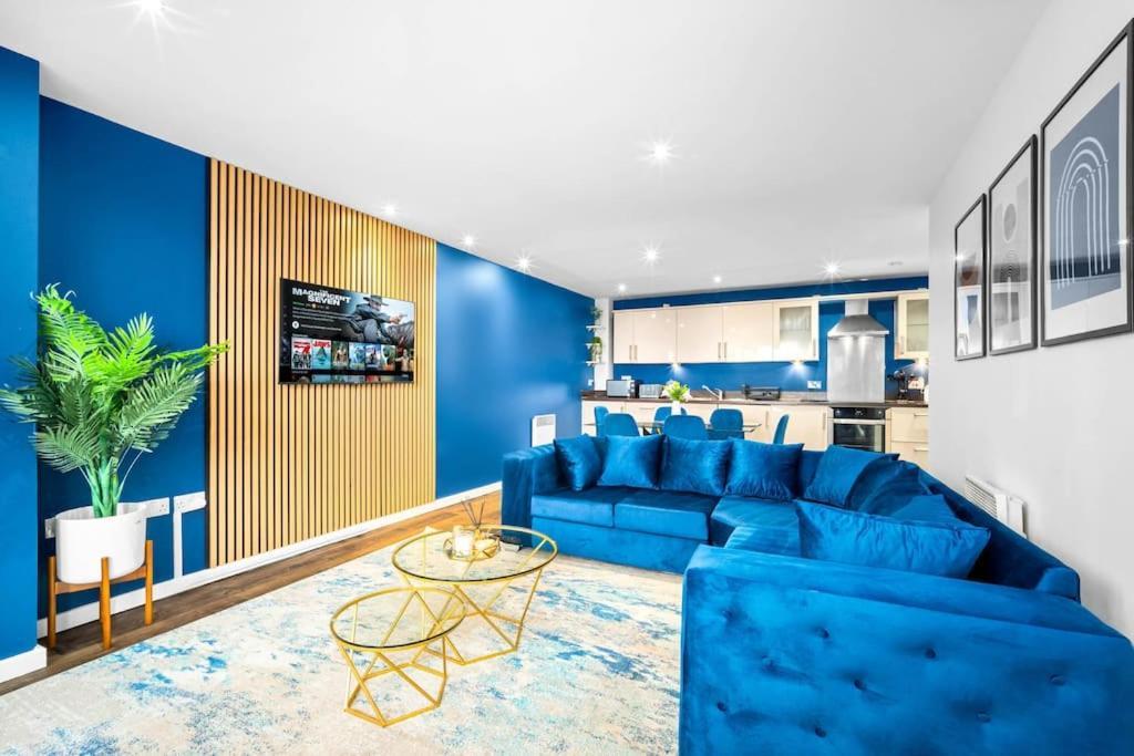 ברמינגהאם Spacious 2 Bed Apt B'Ham Cc With Parking Sleeps 7 מראה חיצוני תמונה